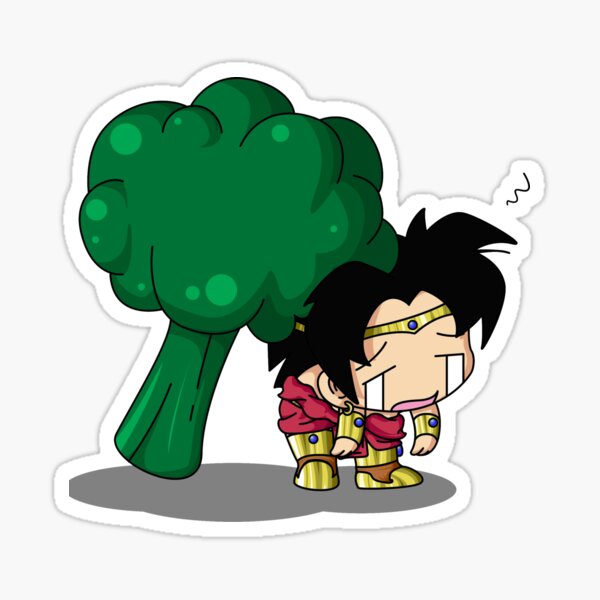 Brolly Broccoli Sticker