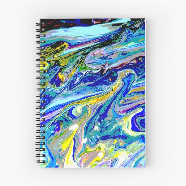 Item preview, Abstract Paint Swirls (Sea) designed and sold by wampa-stompa.