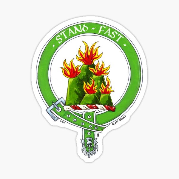 Clan Grant Scottish Crest Sticker