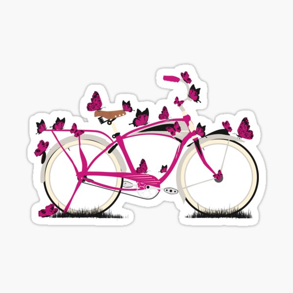 Butterfly Bicycle Sticker