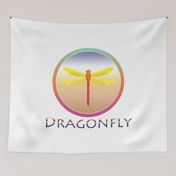 Item preview, Retro Style Dragonfly Geometric Animal designed and sold by yajyolid.