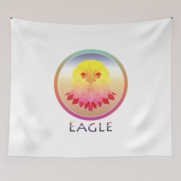 Item preview, Retro Style Eagle Geometric Animal designed and sold by yajyolid.