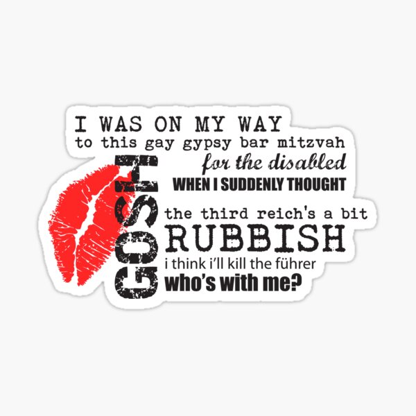 River Song - Gypsy Bar Mitzvah Sticker