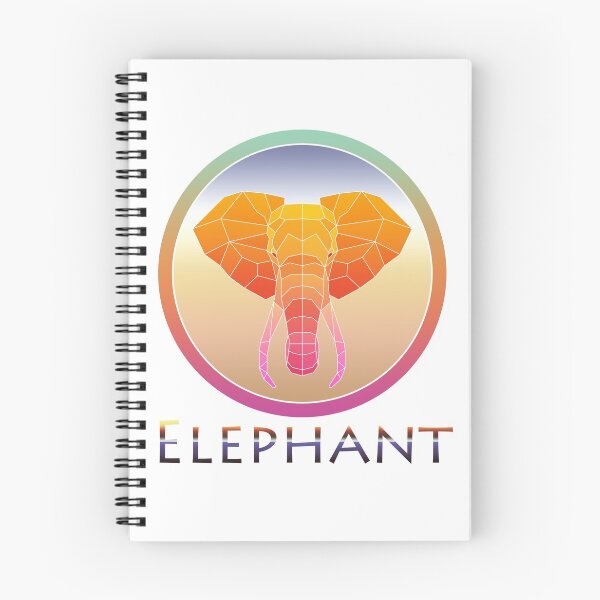 Item preview, Retro Style Elephant Geometric Animal designed and sold by yajyolid.
