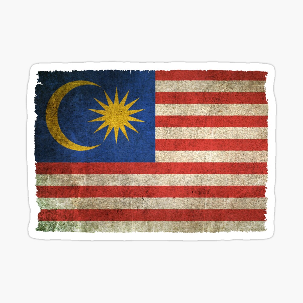 Old And Worn Distressed Vintage Flag Of Malaysia Poster By Jeffbartels Redbubble