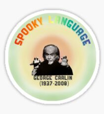 George Carlin Comedian Atheism Sticker