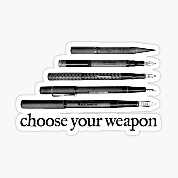 Artikel-Vorschau von Wähle deine Waffe, designt und verkauft von LibertyManiacs.