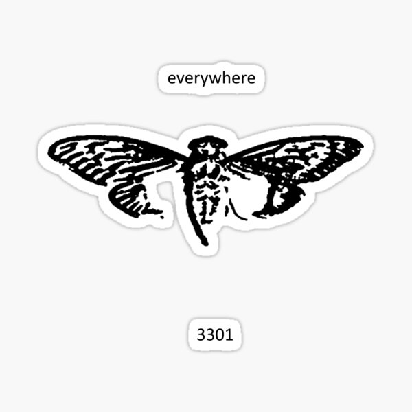 Sticker Cicada 3301 Redbubble