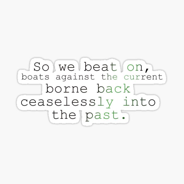 So We Beat On Sticker