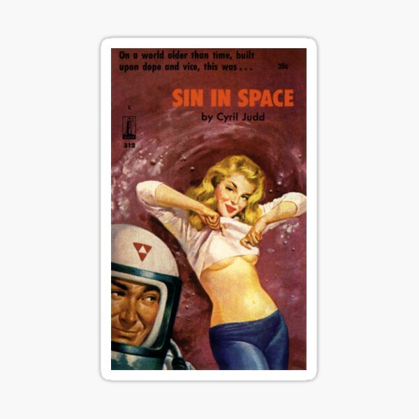 Sin In Space Sticker