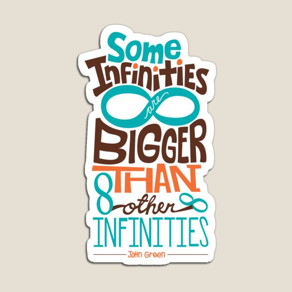 Item preview, Some Infinities are Bigger Than Other Infinities designed and sold by Risa Rodil.