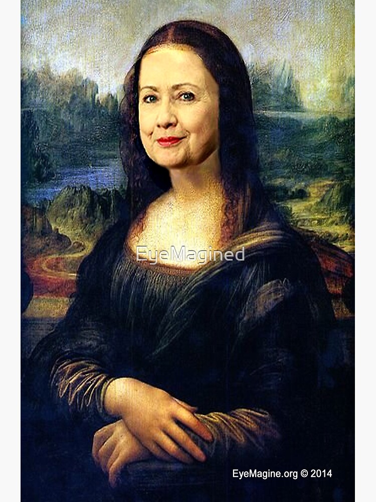 Hillary Mona Lisa by EyeMagined