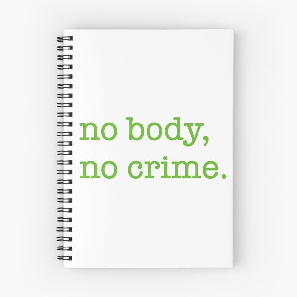 Item preview, no body no crime green sticker designed and sold by efrailey5.