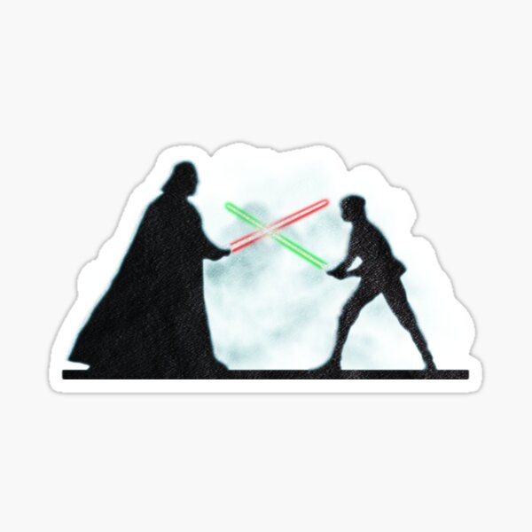 Vader Luke duel Sticker