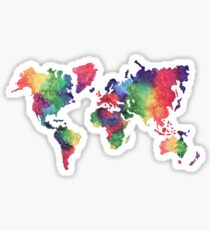 Pegatina Mapa del mundo