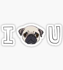 Ich pug dich Sticker