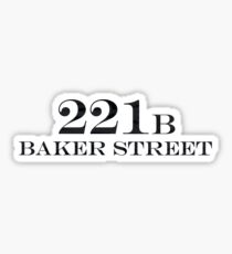 Pegatina 221B Baker Street