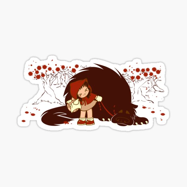 Bossy Red Riding Hood Sticker