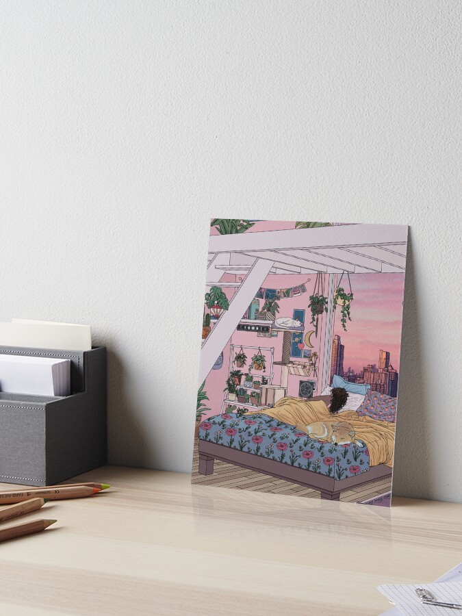 Thumbnail 1 of 2, Art Board Print, Sweet Dreams designed and sold by kelseydraws.