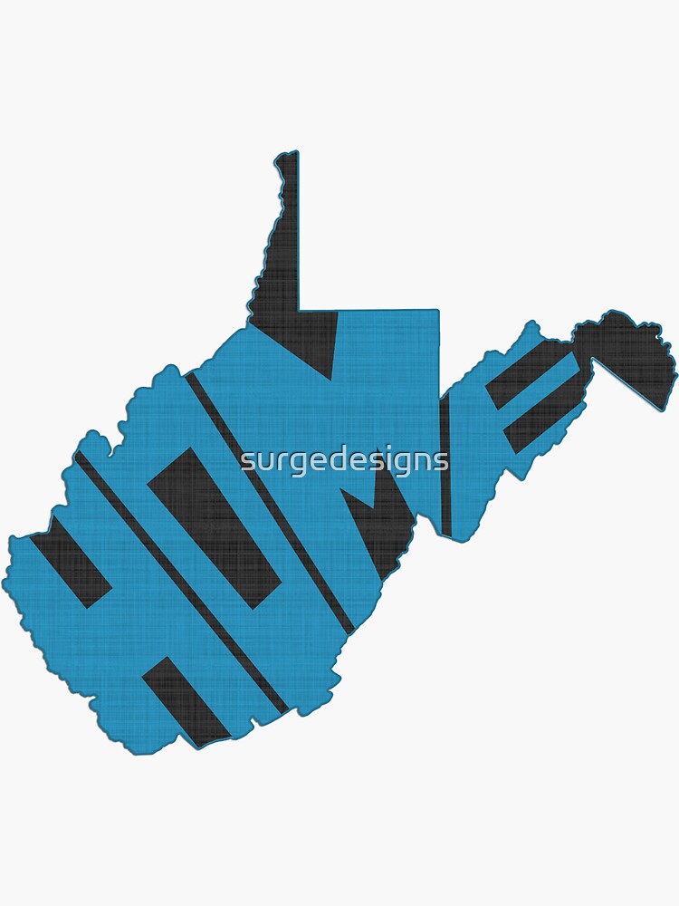 "West Virginia State Motto Slogan" Sticker by surgedesigns Redbubble