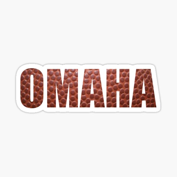 "OMAHA!" Sticker by totesmyalpaca Redbubble
