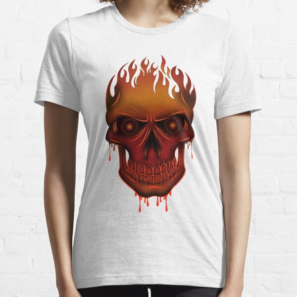Flame Skull Essential T-Shirt