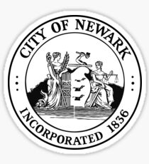 Pegatina Sello de Newark