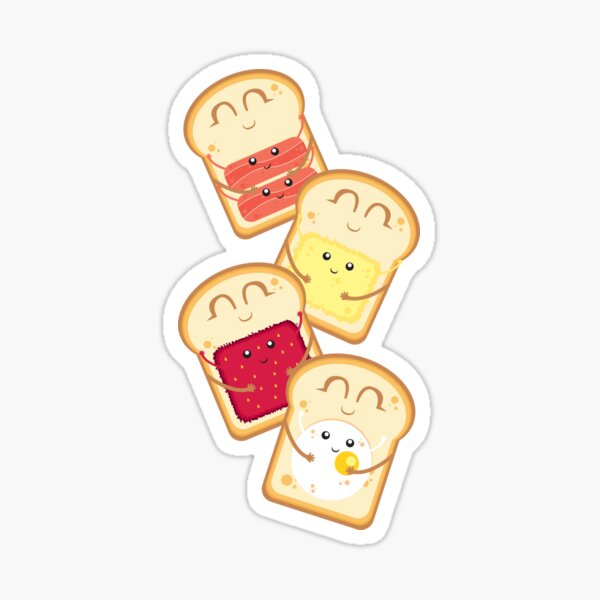 Love your Breakfast Sticker