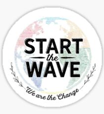 Start The Wave Sticker