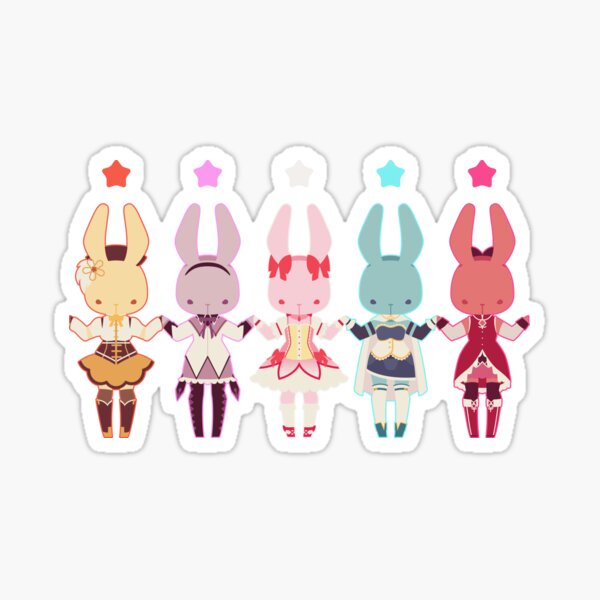 Puella Magi Bunny Magica Sticker