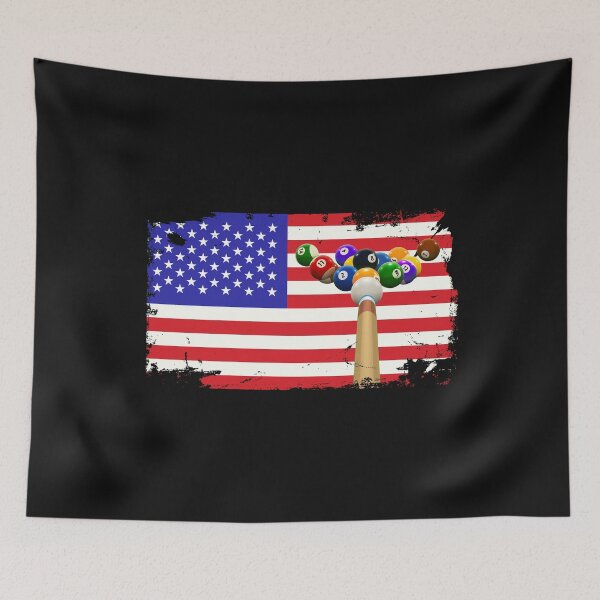 Item preview, Billiard Pool - USA Flag designed and sold by Bendthetrend.