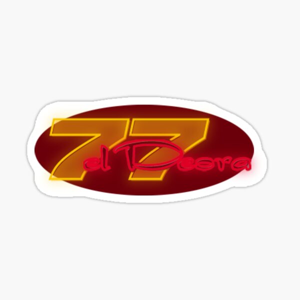 77 El Deora -Neon Logo Sticker
