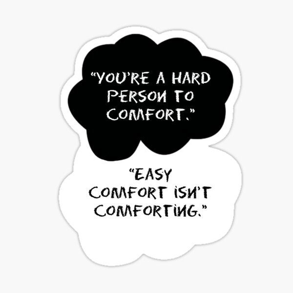 "TFIOS You're a hard person to comfort" Sticker for Sale by
