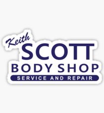 Ein Baum-Hügel - Keith Scott Body Shop Sticker
