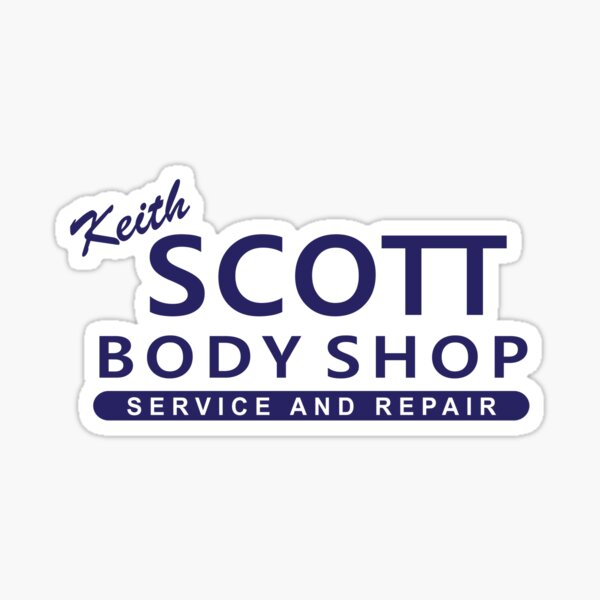 Ein Baum-Hügel - Keith Scott Body Shop Sticker
