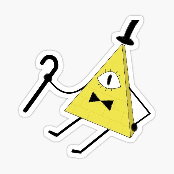 Bill Cipher - Gravity Falls Sticker