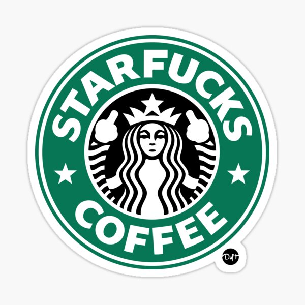 Starfucks Coffee Sticker For Sale By D Af T Redbubble
