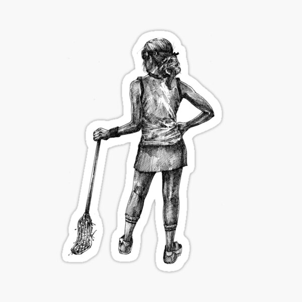 Lax Girl Sticker