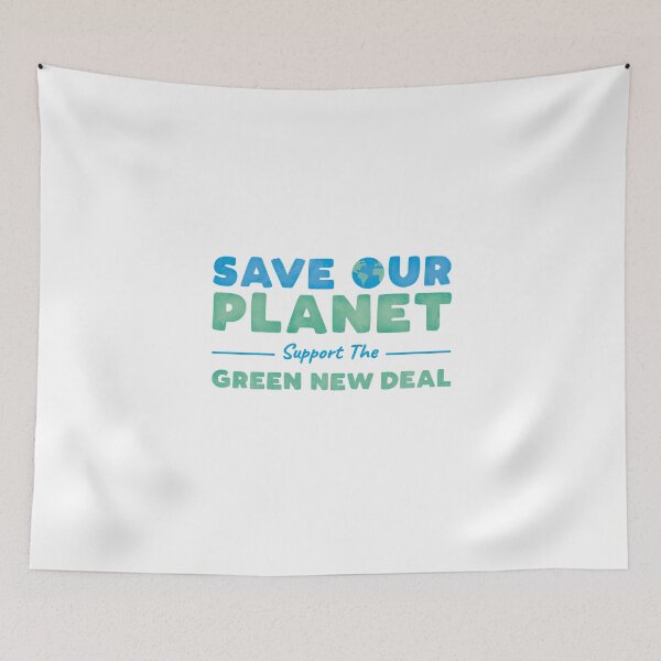 Item preview, Climate Change - Support the Green New Deal designed and sold by BethsdaleArt.