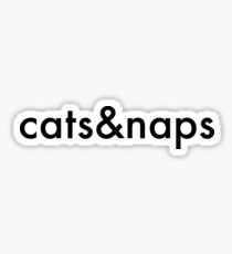 Pegatina gatos y siestas