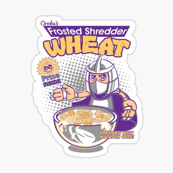 Shredder Wheat Sticker
