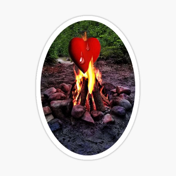Hurting Stickers Redbubble - campfire hurts roblox