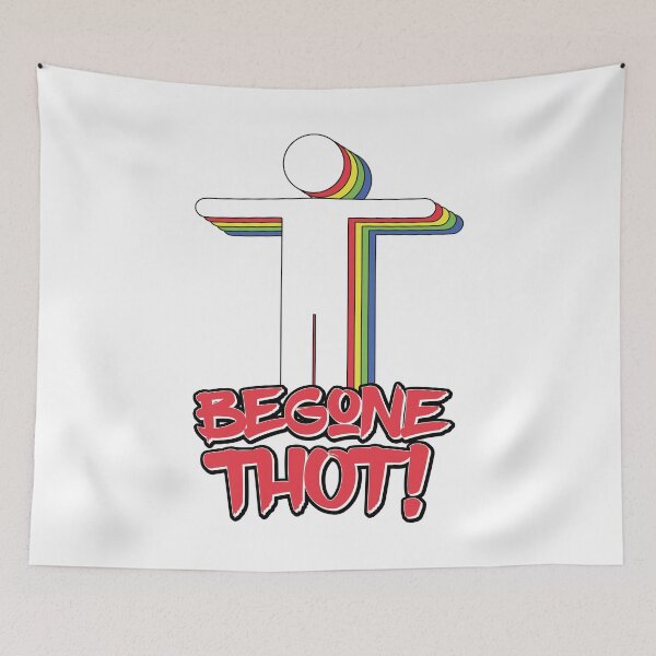 Item preview, Begone Thot! Funny T-Pose Meme  designed and sold by festivalshirt.