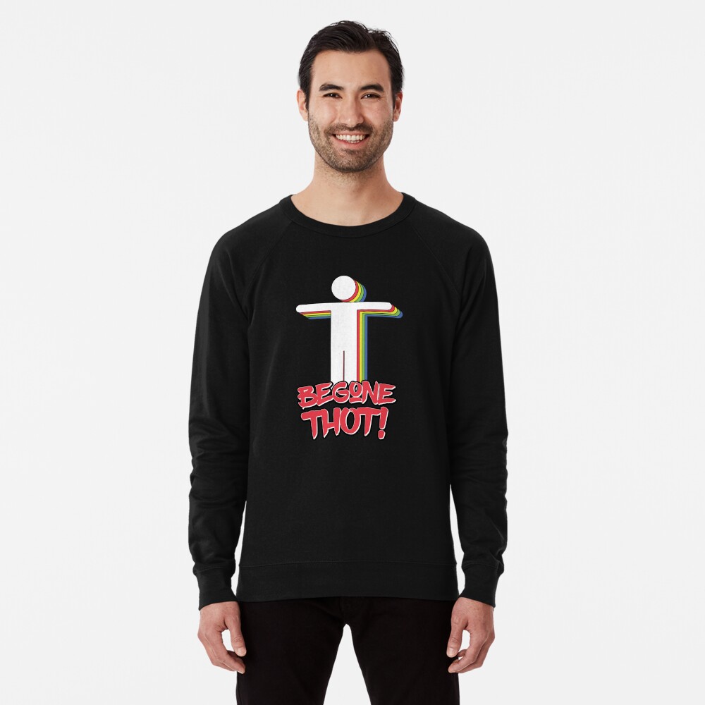  Begone Thot! Funny T-Pose Meme T-Shirt : Clothing, Shoes &  Jewelry