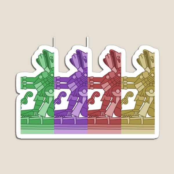 Item preview, The Four Tezcatlipoca And the Four Directions designed and sold by Akaxe Tekpatl.
