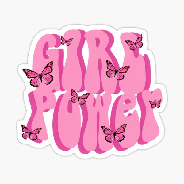 Pink Butterfly Sticker for Sale by Lonelychiwawa