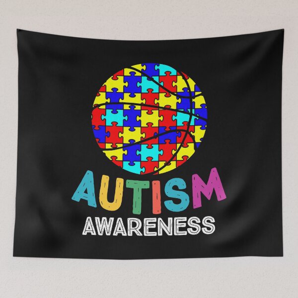 Item preview, Autism Awareness Basketball designed and sold by Bendthetrend.