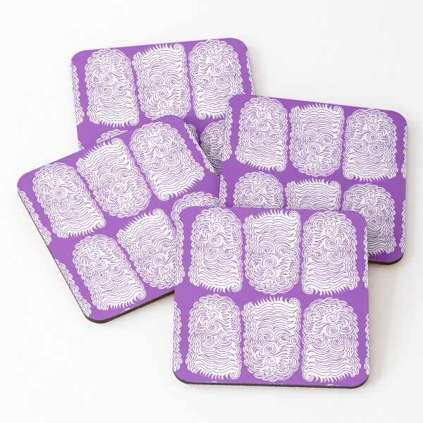 Item preview, Triumphant Triplets - Purple Pattern  designed and sold by KazM.