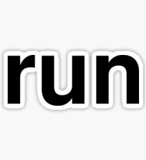 Pegatina correr