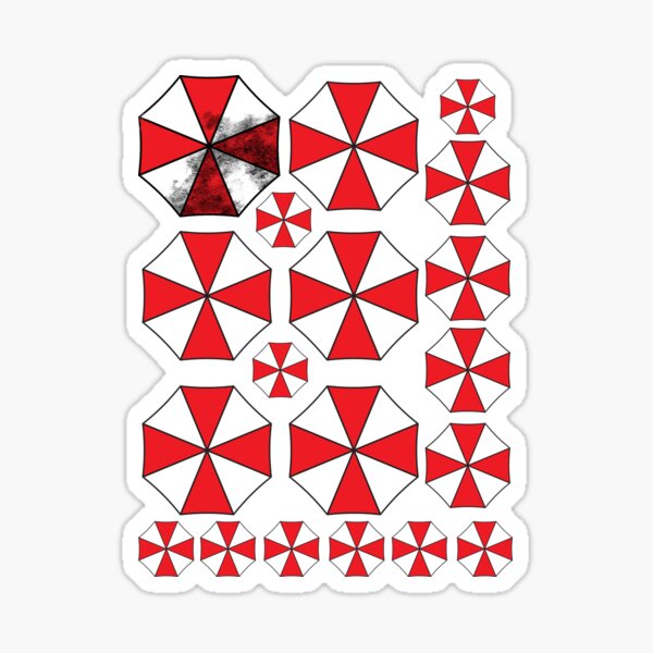 Item preview, resident evil stickers  designed and sold by tiffanyo.